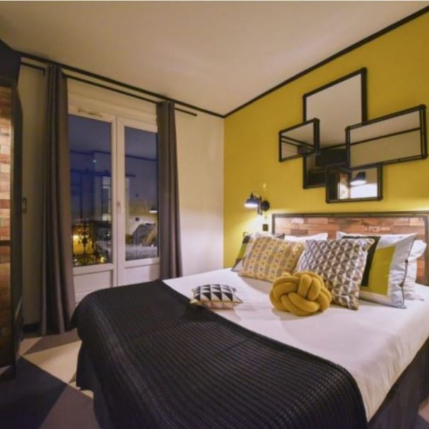 chambre design 2 personnes Paris 15ème
